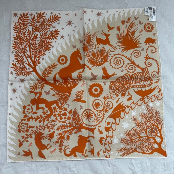 Hermes Sous le Charme d'Orphee Detail scarf 45 - Picture 4 of 6